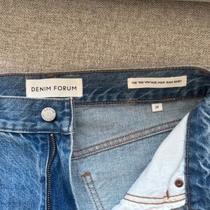 Aritizia Denim Forum 90s vintage Maxi Jean Skirt